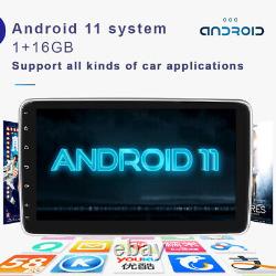 10'' Android 10 Double 2DIN Rotatable Touch Screen Car Stereo Radio GPS Wifi BT