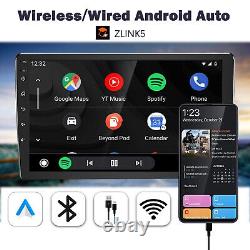 10 Android Double Din Car Stereo Radio with Wireless CarPlay Android Auto
