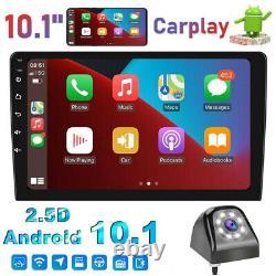 10 Double Din Car Stereo GPS Wifi Apple Carplay Android Touch Screen MP5 Player