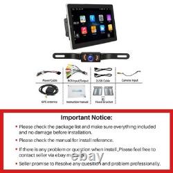 10 Universal Double Din Car Stereo Radio Android GPS Navi 360° Rotatable Screen