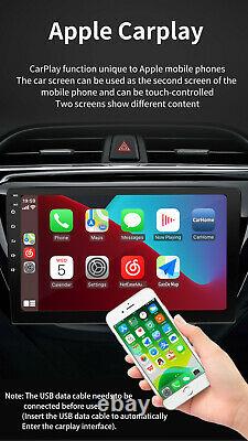 10in Car Radio Apple/Android Carplay Bluetooth Stereo Touch Screen Double DIN