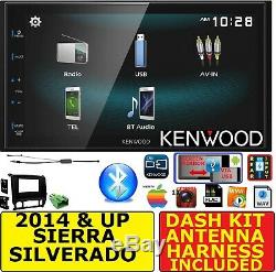 14 & Up Sierra Silverado Jvc- Kenwood Screen Mirror Bluetooth Car Radio Stereo