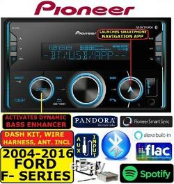 2004-2016 Ford F150/250/350/450/550 Bluetooth Usb Aux Car Radio Stereo Pkg