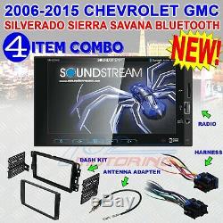 2006-2015 CHEVROLET GMC SILVERADO SIERRA SAVANA 2-DIN USB Bluetooth CAR Stereo