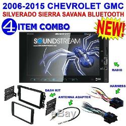2006-2015 CHEVROLET GMC SILVERADO SIERRA SAVANA 2-DIN USB Bluetooth CAR Stereo