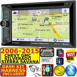 2006-2015 Chevy Gmc Silverado Sierra Savana Gps Navigation Bluetooth Car Radio