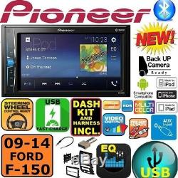 2009-14 Ford F150 Pioneer Touchscreen Bluetooth Usb Car Radio Stereo Pkg