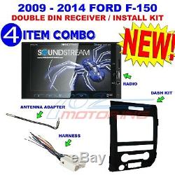 2009-14 Ford F150 Soundstream Touchscreen Bluetooth Usb Car Radio Stereo Pkg New