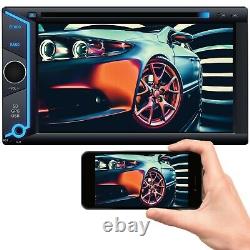 200W 2Din Car 6.2 DVD CD Touch Screen Radio Mirror Link GPS For Android & IOS