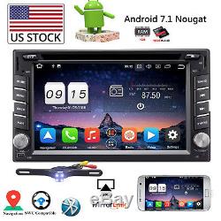 2019 GPS Smart Android 7.1 WiFi Double 2Din 6.2 Car Stereo DVD Radio Bluetooth