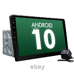 2021 10.1 Android 10 Double Din Car Stereo Radio GPS Navi Wifi 4G OBD2 Sat BT E