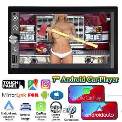 2022 Double 2Din Car Stereo Radio Apple/Android Car Play BT 7 Wireless