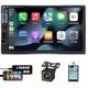 2025 7-inch Wireless Carplay & Android Auto Double Din Car Stereo With Blueto