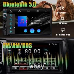 2025 7-inch Wireless CarPlay & Android Auto Double Din Car Stereo with Blueto