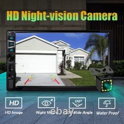 2025 7-inch Wireless CarPlay & Android Auto Double Din Car Stereo with Blueto