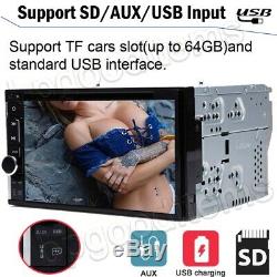 2Din Car Stereo DVD Radio Player BT FM Mirrorlink-GPS For Truck Van Pick up 4x4