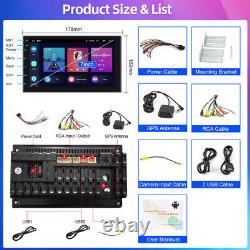 2G+32GB Android 11 Double Din 7/9/ 10.1 Car Stereo Apple CarPlay Radio GPS Navi