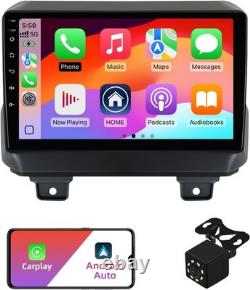 2+32G Android 12 Double Din Car Stereo Touchscreen GPS Wireless Carplay Andro