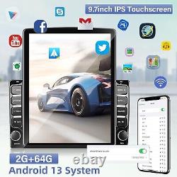 2+64G Android 13 Double Din Car Stereo with Wireless