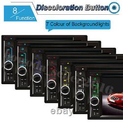 2 DIN HD Bluetooth Player Stereo Radio Car DVD Touch Screen Mirror Link For GPS