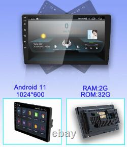 32G Double 2Din 10.1 Car Stereo Radio Bluetooth Android 11 CarPlay GPS Nav WiFi