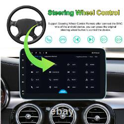 3+32G 360° Rotating Car Radio Double 2 DIN 10.1 Stereo WiFi CarPlay Android 12