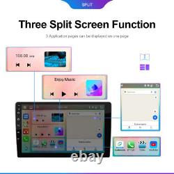 4+64GB 10.1 Inch 2 DIN Car Stereo Radio Android 13 Carplay GPS Navi BT WIFI IPS