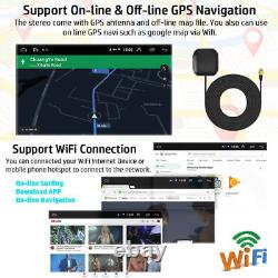 4+64GB Double 2DIN Rotatable 10'' Android 13 Apple CarPlay Car Stereo Radio GPS