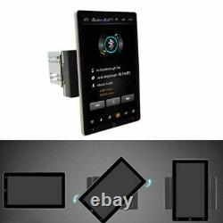 4+64GB Double 2DIN Rotatable 10'' Android 13 Apple CarPlay Car Stereo Radio GPS