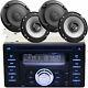4x Kenwood Kfc-1666s Speakers + Gravity Double Din Bluetooth Car Audio Stereo Cd