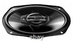 4x Pioneer 6x9 Speaker + Double DIN CD/MP3 Bluetooth USB SD Car Receiver 75x4w