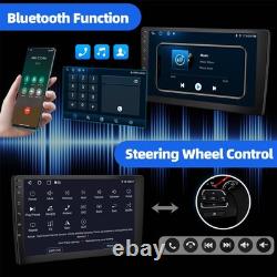 6GB+128GB QLED 10.1 2DIN Car Stereo Radio Carplay Android 15 8-core Navi WIFI