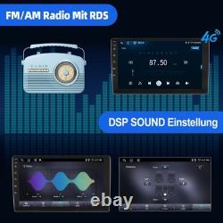 6GB+128GB QLED 10.1 2DIN Car Stereo Radio Carplay Android 15 8-core Navi WIFI