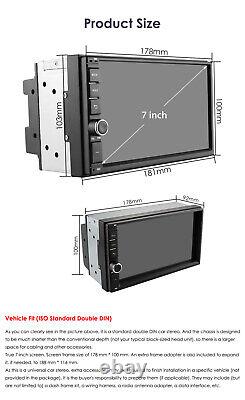 6GB RAM Double 2Din 7inch Android 12 8Core Car Stereo GPS Radio WiFi CarPlay DSP
