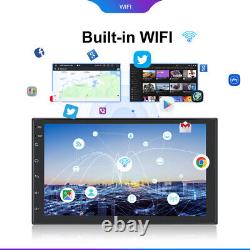 6G+128G 2 Din 7 Car Stereo Radio 8 Core Android 13 CarPlay GPS DSP WIFI + Cam