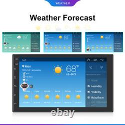 6G+128G 2 Din 7 Car Stereo Radio 8 Core Android 13 CarPlay GPS DSP WIFI + Cam