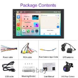 6G+128G 2 Din 7 Car Stereo Radio 8 Core Android 13 CarPlay GPS DSP WIFI + Cam