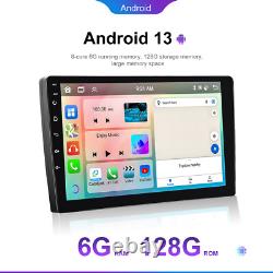 6G+128G Android 13.0 Double 2 Din 9 Car Stereo Radio CarPlay GPS Navi DSP