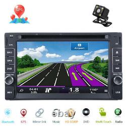 6.2'' Car Stereo Bluetooth Radio Double Din DVD CD Player GPS NAVI Backup Camera
