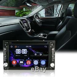 6.2 Double 2Din Car Stereo DVD Player GPS Navi Bluetooth FM Radio iPod +Camera