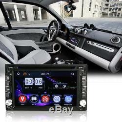 6.2 Double 2Din Car Stereo DVD Player GPS Navi Bluetooth FM Radio iPod +Camera