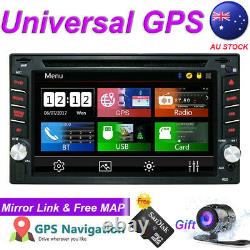 6.2 Double 2 Din Car DVD Player GPS Radio Stereo Head unit USB BT Mirror Link