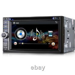 6.2 Double DIN GPS Sat Nav Car Radio 3G Bluetooth USB AUX CD DVD Player Stereo