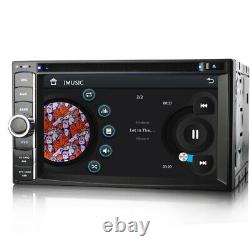 6.2 Double DIN GPS Sat Nav Car Radio 3G Bluetooth USB AUX CD DVD Player Stereo