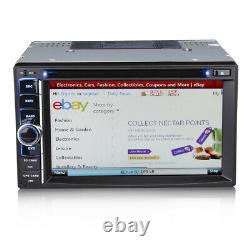 6.2 Double DIN GPS Sat Nav Car Radio 3G Bluetooth USB AUX CD DVD Player Stereo