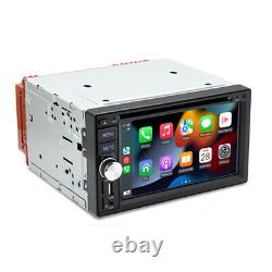 6.2 Double DIN HD DVD/CD Player Car Carplay Stereo Bluetooth FM Radio RDS Set