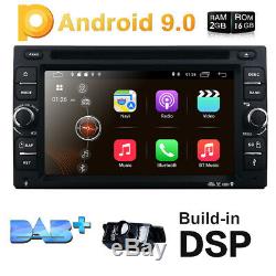 6.2 Double Din Car DVD Player GPS Navi In Dash Stereo Radio Android 9.0 USB 4G