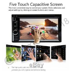 6.2'' Double Din Car Stereo Head Unit Touch DVD Player USB Radio Backup Camera