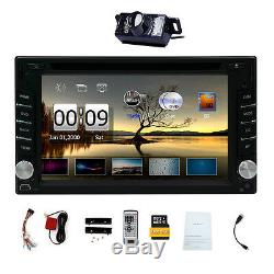 6.2 HD Double 2 DIN in Dash Car DVD Stereo GPS Navigation Radio USB+MAP+Camera