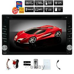 6.2 HD Double 2 DIN in Dash Car DVD Stereo GPS Navigation Radio USB+MAP+Camera